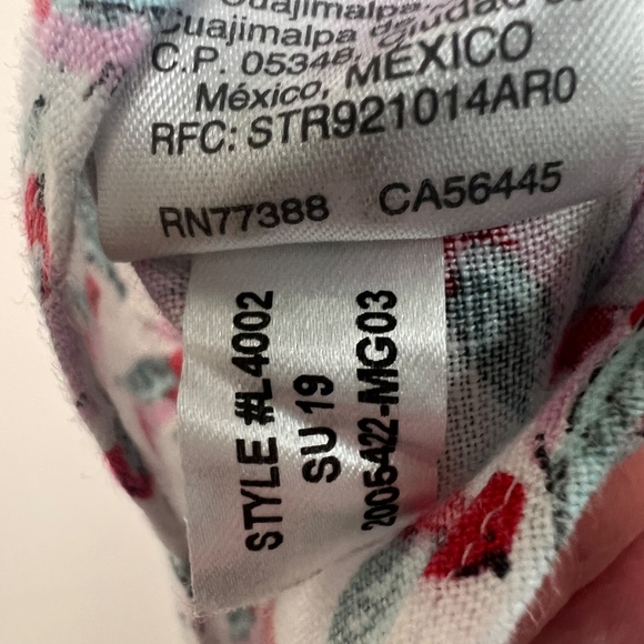 J.Crew Slim Fit Linen All over print Button Down Short Sleeve Men's Medium Shirt - Picture 8 of 9